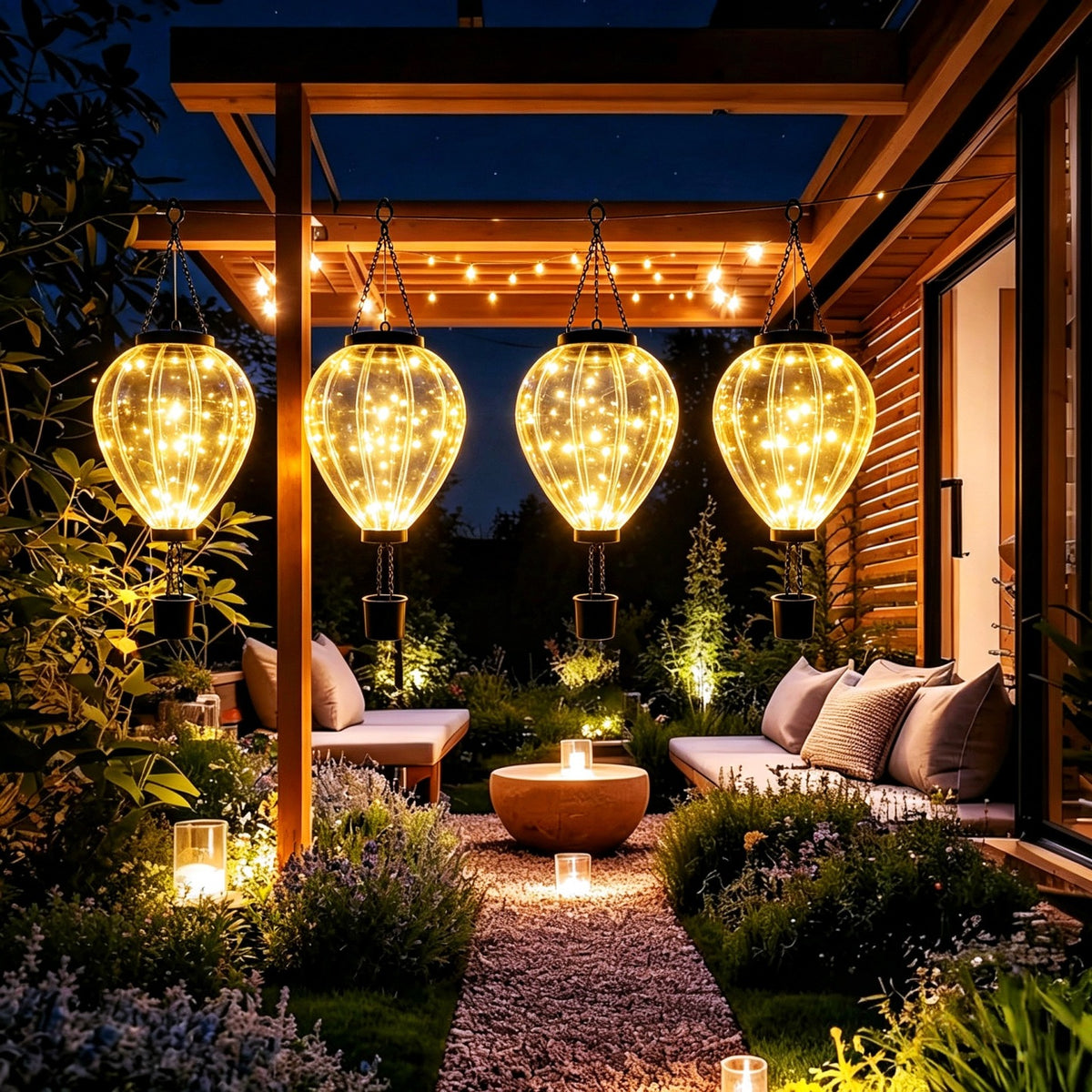 🎈Solar Hot Air Balloon Garden Lantern