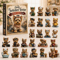 😍🐶24 Days Yorkie Acrylic Ornament Advent Calendar