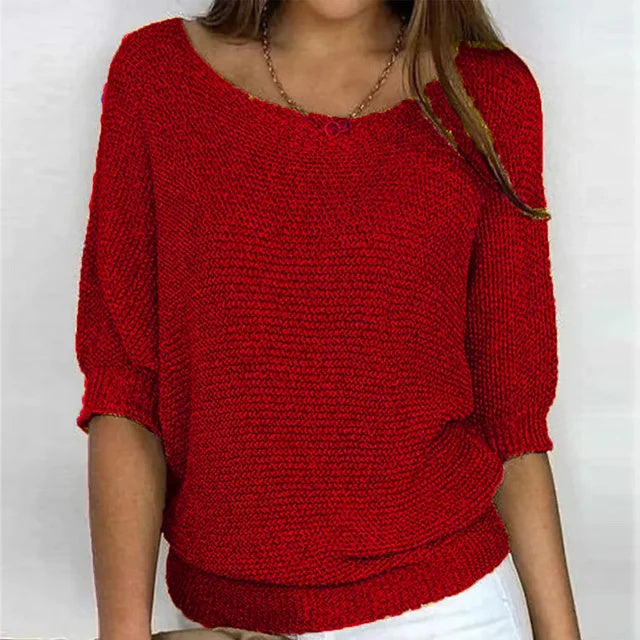 [Bestseller]Relaxed Knit Top