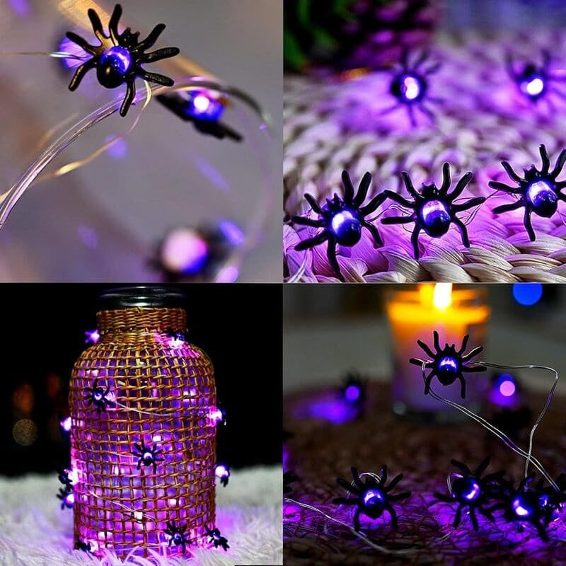 🎃Spooky Season Outdoor Spider Web Lights