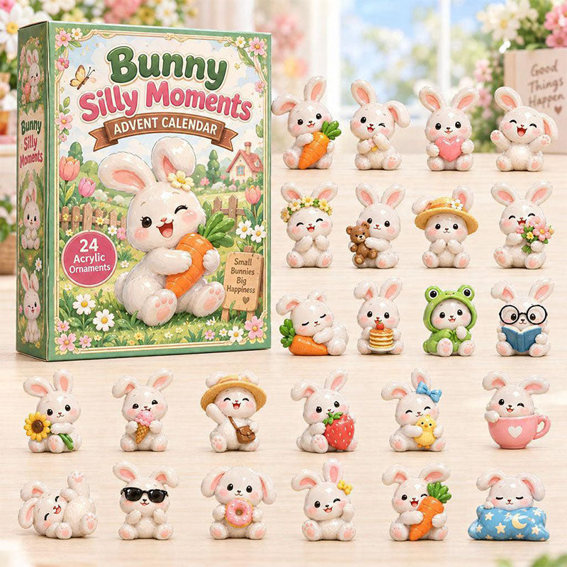 🎁🐇24 Days Bunny Acrylic Ornament Advent Calendar