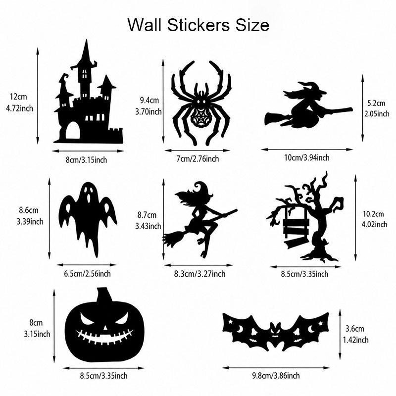 🎃Halloween Glow in Dark Wall Stickers