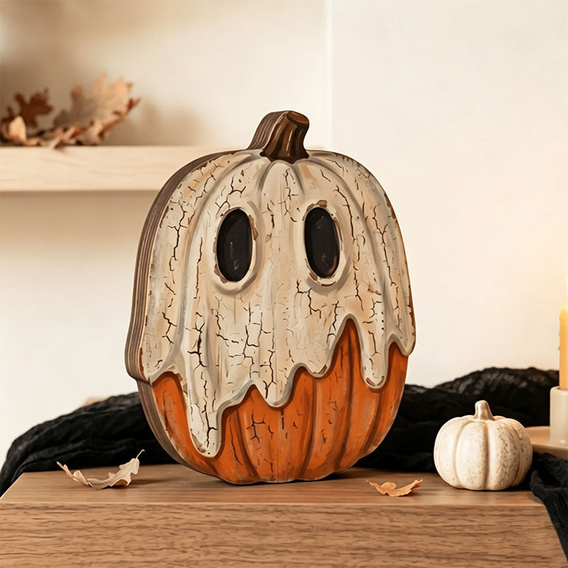 🎁Vintage Halloween Spooky Cute Wooden Shelf Sitters