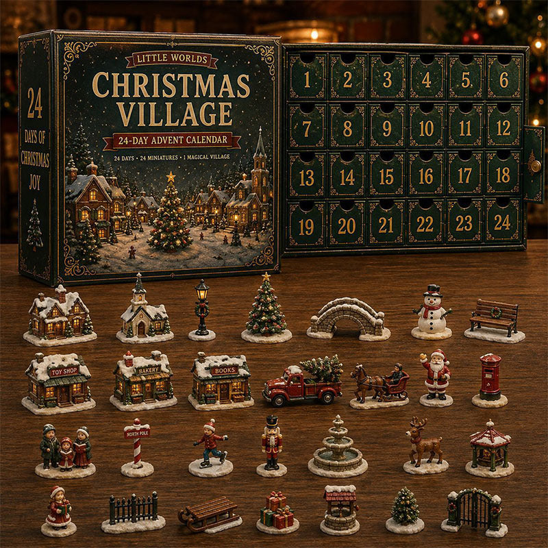 ✨🎄24 Days Of Christmas Village Friends Acrylic Ornament Advent Calendar