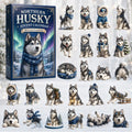 ❤️🐶24 Days Husky Acrylic Ornament Advent Calendar