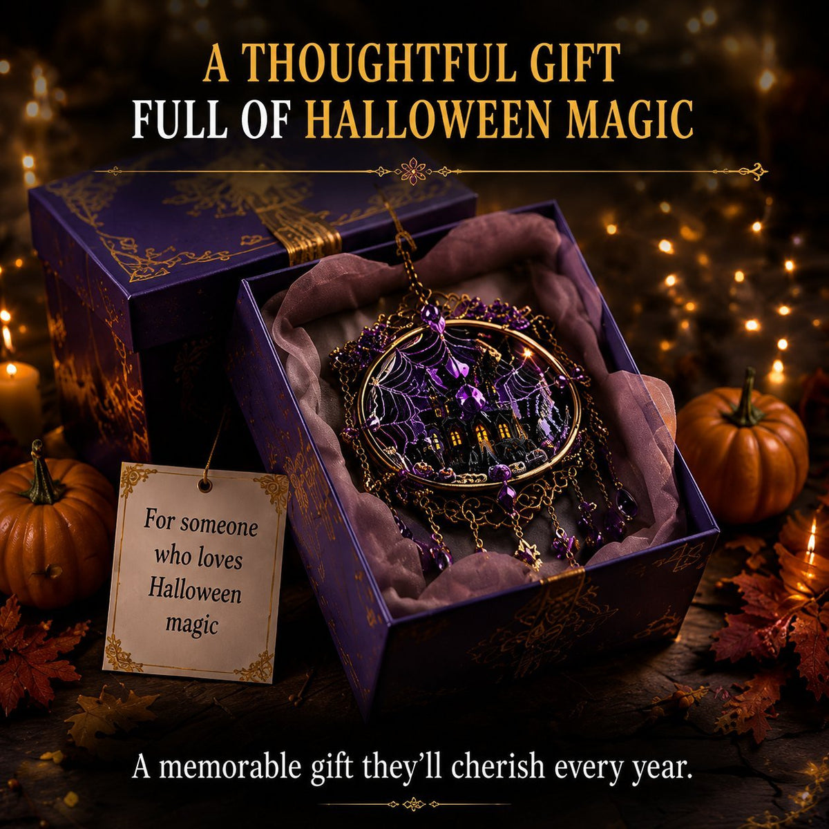 🎁Halloween Special Offer 50% OFF –🏰🎃Halloween Crystal Light Catcher