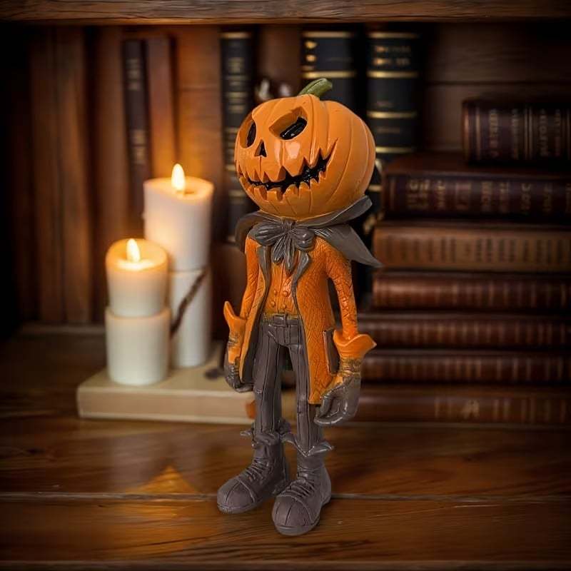 Halloween Pumpkin Figurine Decoration