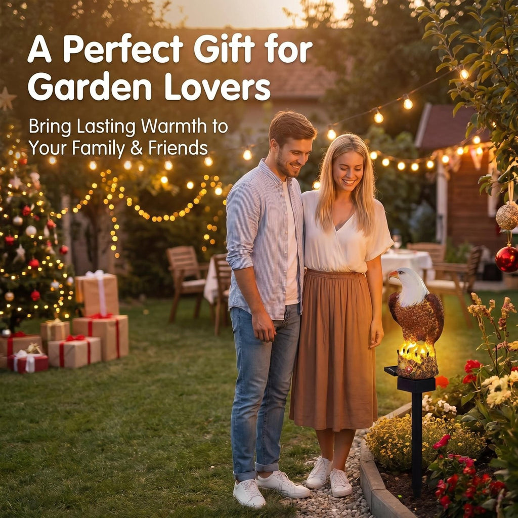 Solar Eagle Garden Light – Glowing Outdoor Yard Decor