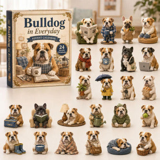 🔥49% Off Last Day -🔧 Vintage Garage Bulldog Advent Calendar 2026