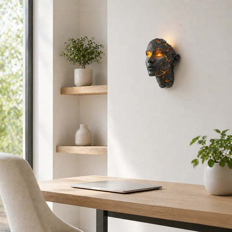 💥🏆Halloween Promotion Mystical Cracked Soul Wall Light