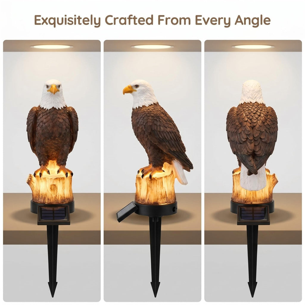 Solar Eagle Garden Light – Glowing Outdoor Yard Decor