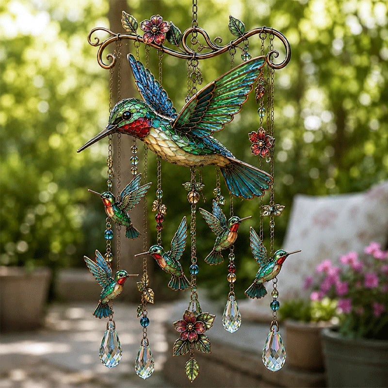 🔥Last Day 50% OFF🐦🎐Graceful Hummingbird Wind Chime