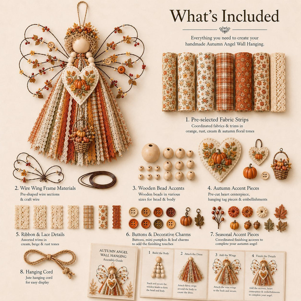 🪽 Angel Fabric Hanging DIY Kit