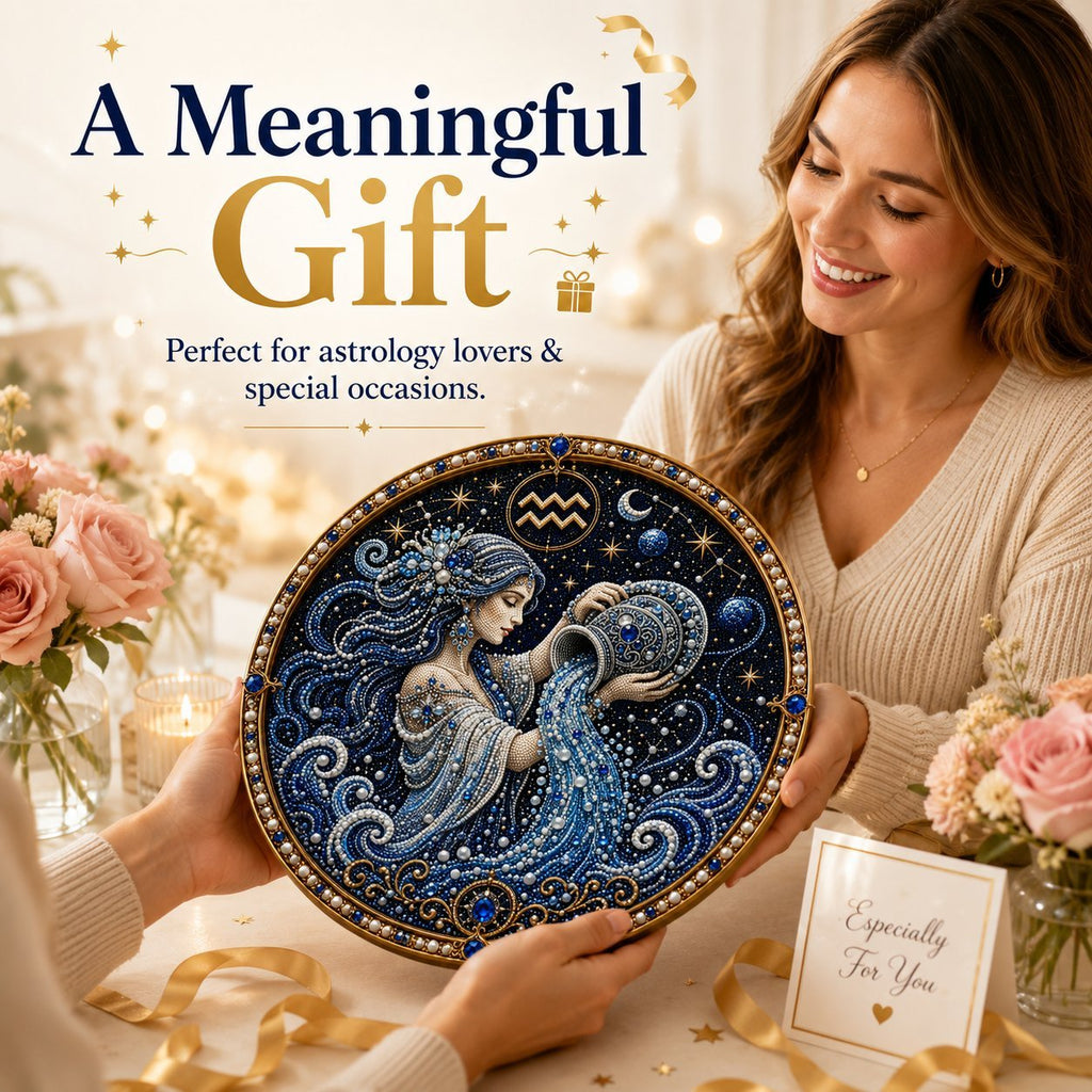 🔥 LAST DAY 49% OFF – ✨ Premium 3D Pearl 12 Zodiac Signs Art Kit ♈🌙💎