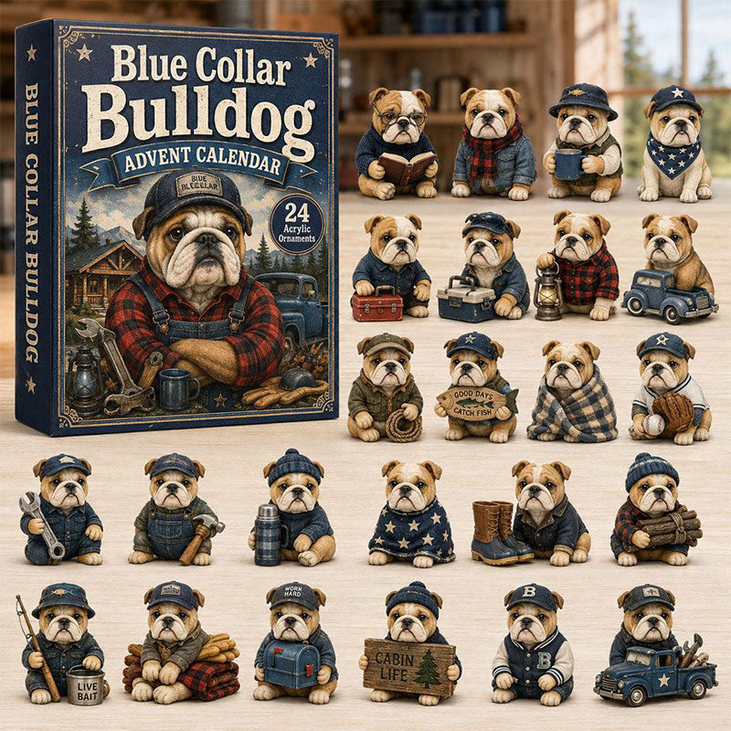 🔥49% Off Last Day -🔧 Vintage Garage Bulldog Advent Calendar 2026