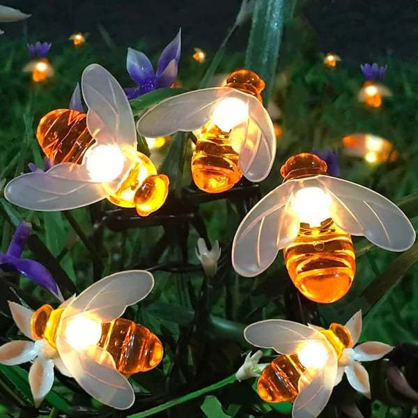🔥Hot Sales 50% OFF🎉Solar LED Bee String Lights🐝
