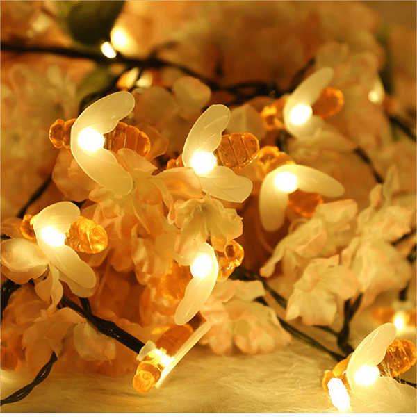 🔥Hot Sales 50% OFF🎉Solar LED Bee String Lights🐝