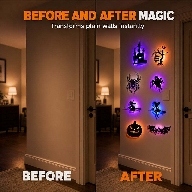 🎃Halloween Glow in Dark Wall Stickers